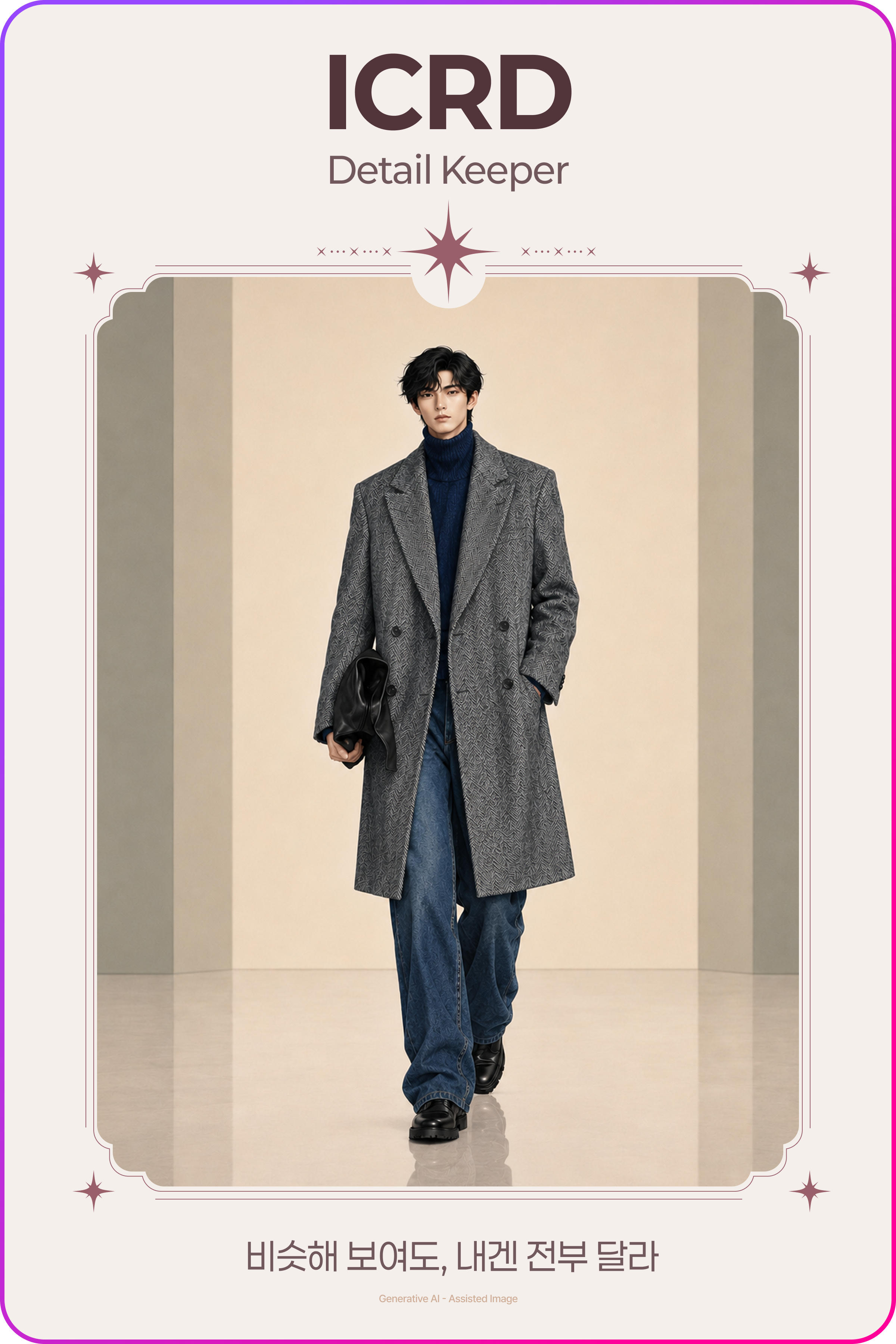 ICRD 스타일 ID 카드 미리보기